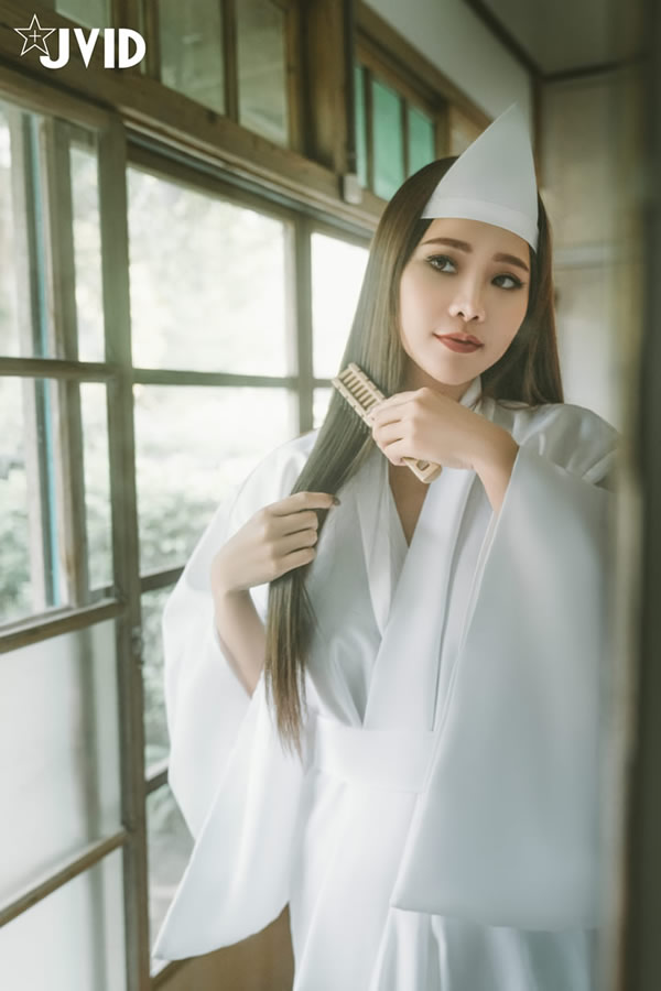 JVID写真E奶乐乐痴女幽灵鬼姬杯无圣光套图2