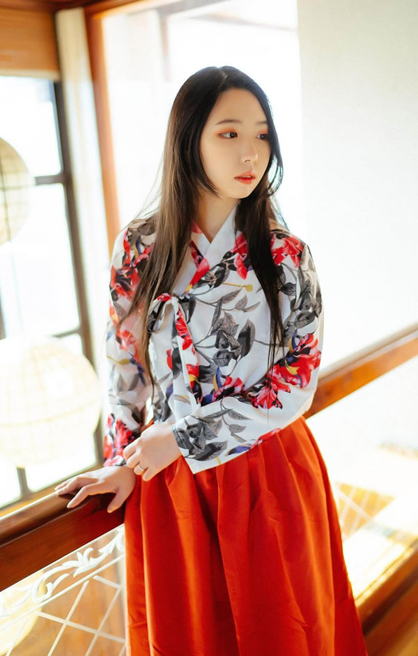 和服小美女长发飘飘唯美无圣光图集