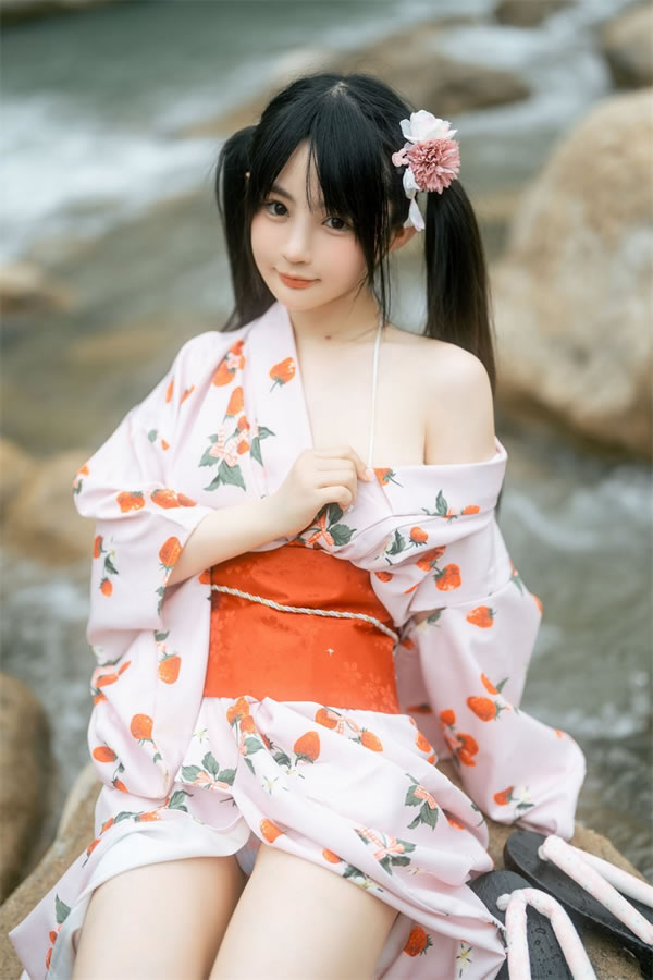 甜美小美女桜井宁宁–和服浴衣