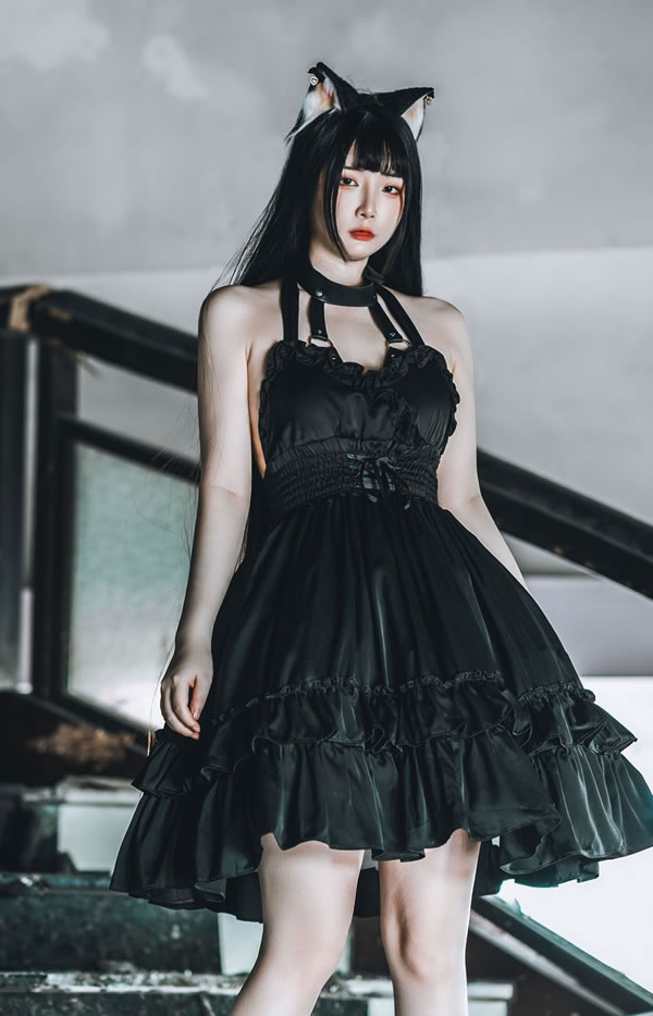 福利姬落落Raku－黑猫无圣光图集