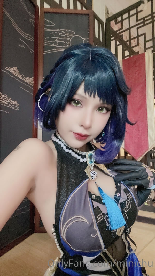 丰满美女Minichu复古改良旗袍无圣光图集