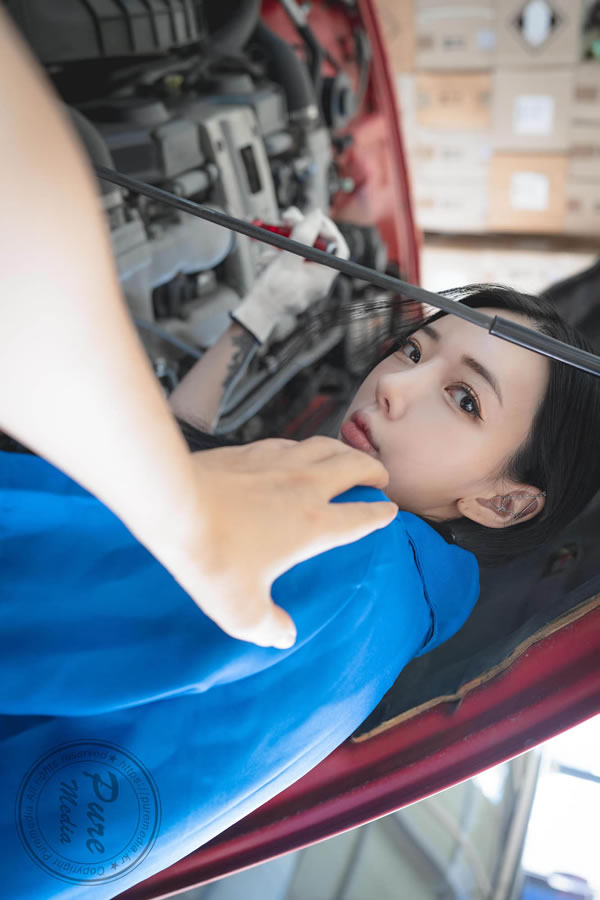 双马尾美丽维修工Jia遇狼记SM无圣光图集