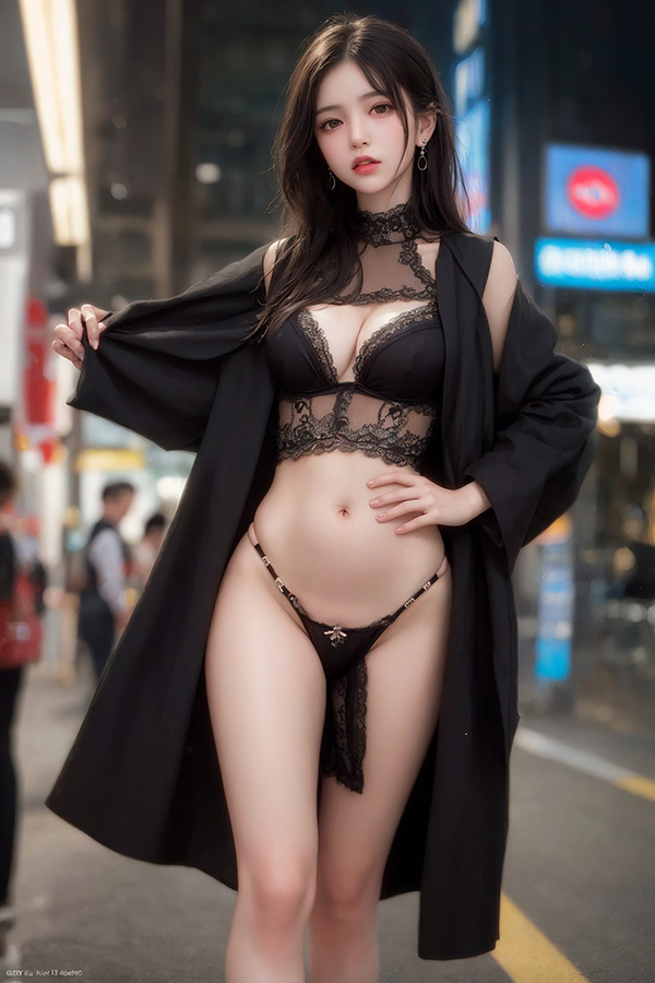 婀娜多姿的漂亮AI小人妻内衣视图风情万种2