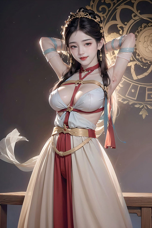 AI魔法秀之坠入红尘的美女SM捆绑