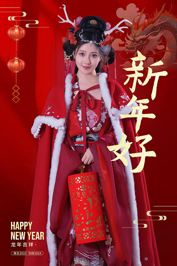 极品女神年年 龙年吉祥无圣光唯美写真