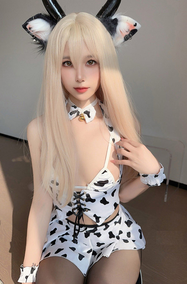 网红美女布丁大法 黑丝奶牛