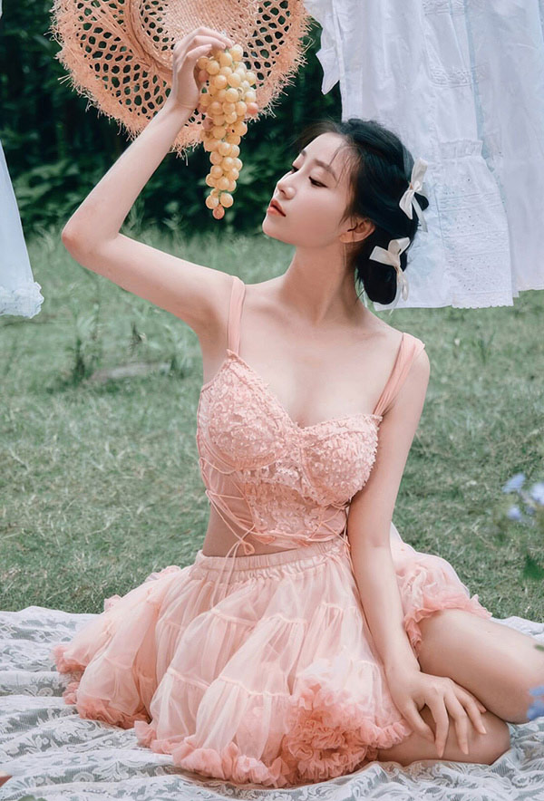 极品女神年年 粉色日记无圣光唯美图集