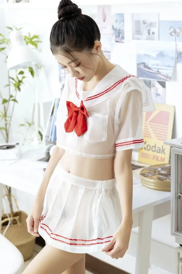 清新美少女妍妍透视海军服无圣光福利